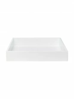 Westwing Collection Plateau blanc brillant Hayley, larg. 30 x prof. 30 cm -Cuisine Soldes 2022 Plateau blanc brillant Hayley 8