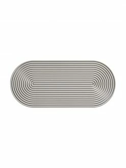 Zone Plateau cocktail gris Rocks, larg. 35 x long. 16 cm