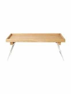 By On Plateau de lit pliable bois de chêne Nature, larg. 60 x haut. 25 cm