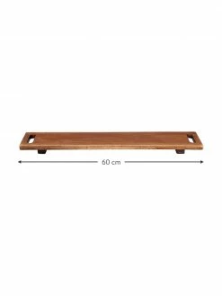 Asa Plateau de service bois Wood, 60x13 cm, larg. 13 x long. 60 cmDisponibilité limitée -Cuisine Soldes 2022 Plateau de service bois Wood 60x13 cm 2