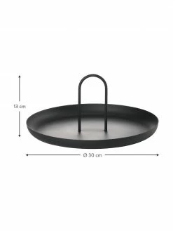 Zone Plateau de service en métal Singles, Ø 30 cm, Ø 30 cm -Cuisine Soldes 2022 Plateau de service en metal Singles O 30 cm 2