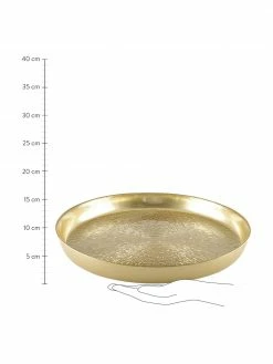 Plateau de service en verre doré Aladora, Ø 35 cm, Ø 35 cmSeulement 1 produit disponible -Cuisine Soldes 2022 Plateau de service en verre dore Aladora O 35 cm 2