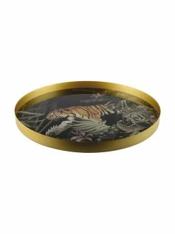 Plateau de service rond en métal Tiger, Ø 40 cm, Ø 40 cm