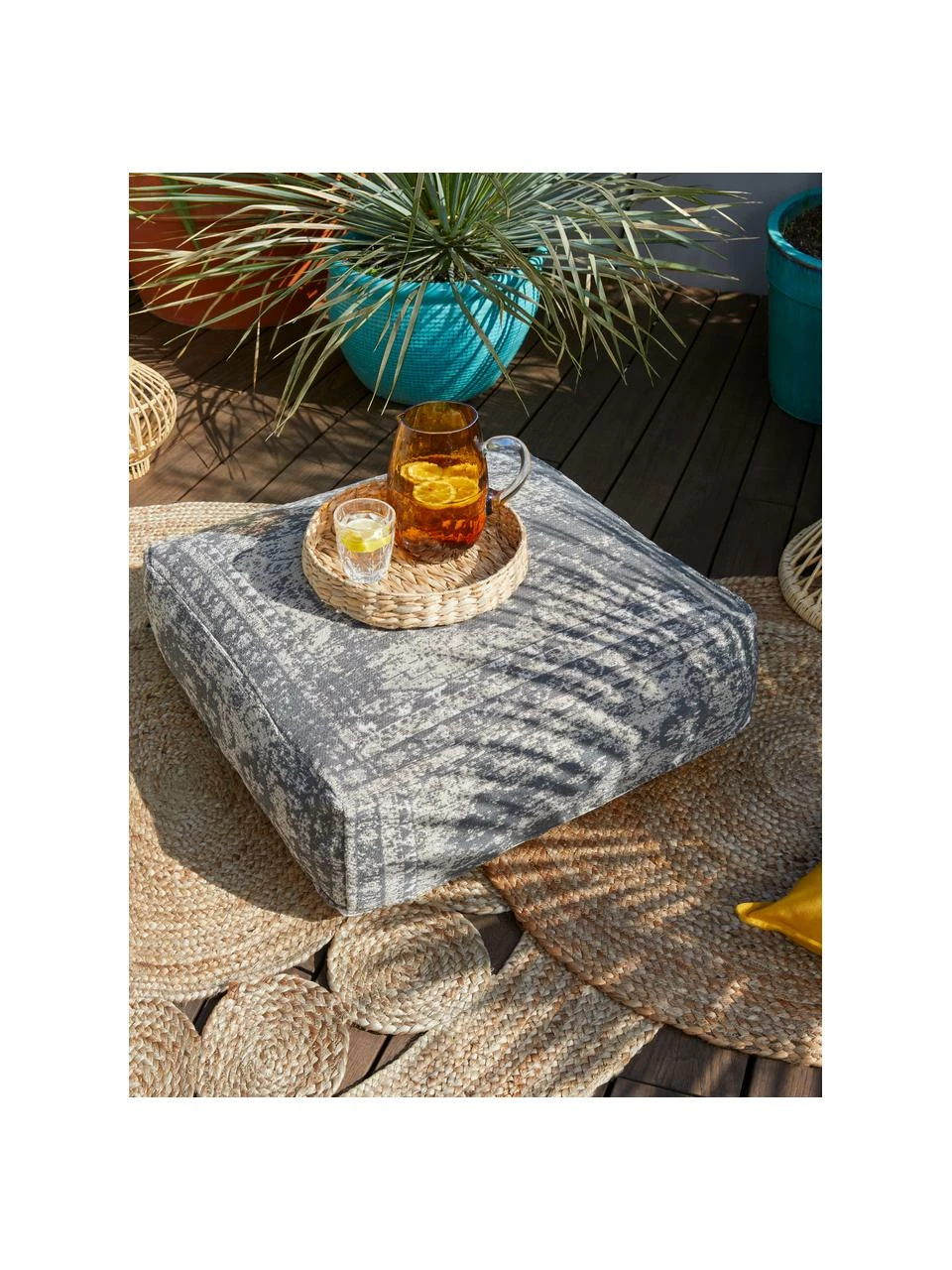 Plateau décoratif en jonc de mer Paola, 2 élém., Ø 30 cm, Lot de différentes tailles 4 Plateau décoratif en jonc de mer Paola, 2 élém., Ø 30 cm, Lot de différentes tailles – Image 2