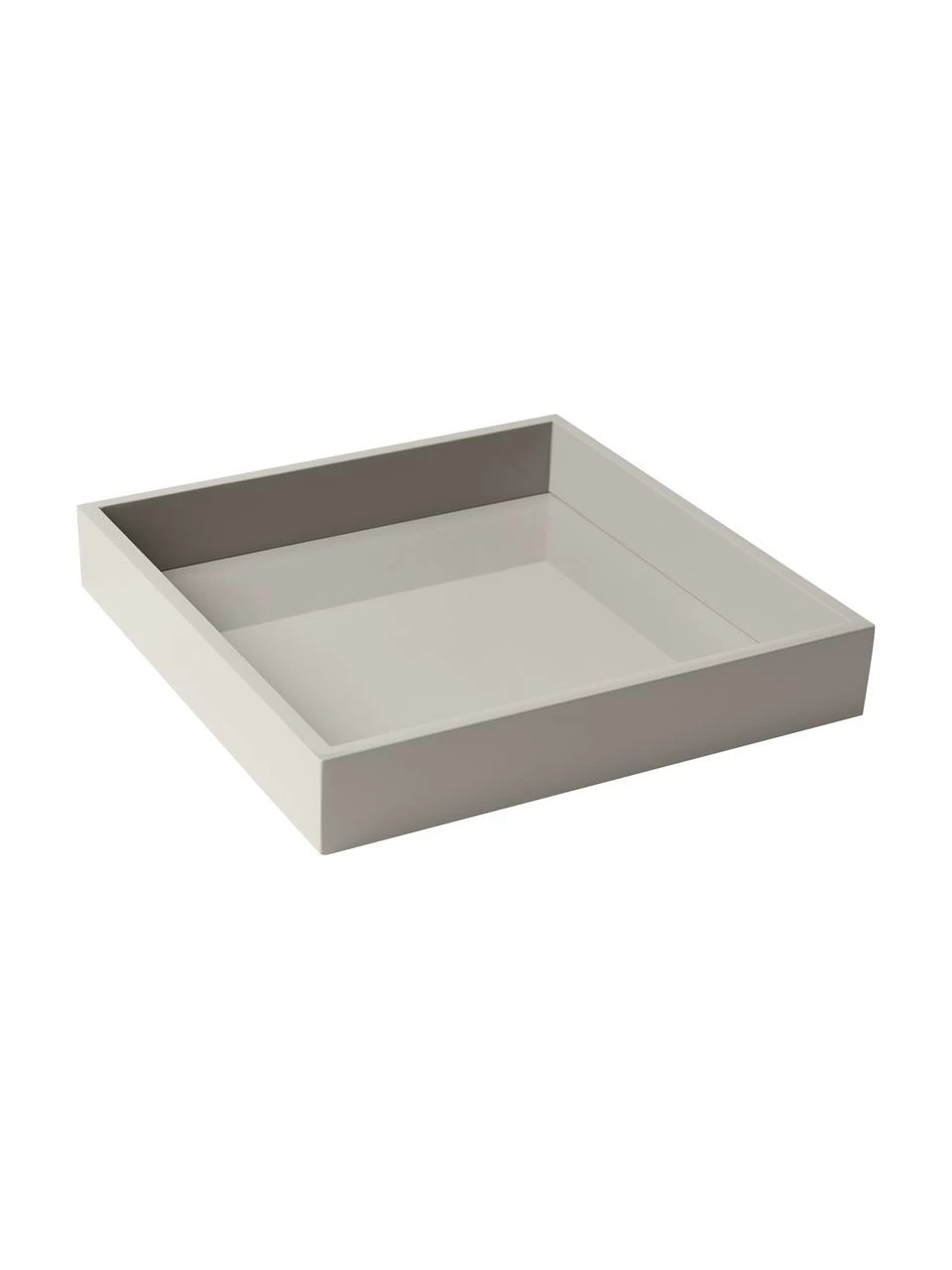Westwing Collection Plateau gris brillant Hayley, larg. 30 x prof. 30 cm 3 Westwing Collection Plateau gris brillant Hayley, larg. 30 x prof. 30 cm