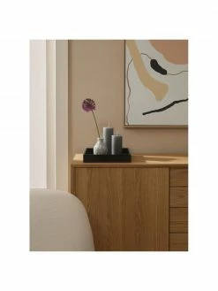 Westwing Collection Plateau noir brillant Hayley, larg. 30 x prof. 30 cm -Cuisine Soldes 2022 Plateau noir brillant Hayley 2