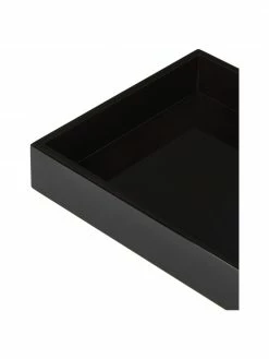 Westwing Collection Plateau noir brillant Hayley, larg. 30 x prof. 30 cm -Cuisine Soldes 2022 Plateau noir brillant Hayley 5