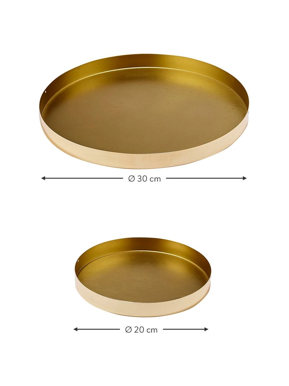 Ladelle Plateaux de service ronds Aurora, 2 élém., Lot de différentes taillesSeulement 1 produit disponible 5 Ladelle Plateaux de service ronds Aurora, 2 élém., Lot de différentes taillesSeulement 1 produit disponible – Image 3