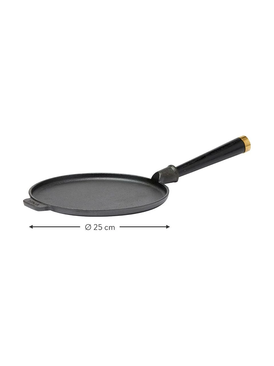Poêle à crêpes Monte Raw, Ø 25 x haut. 7 cm 5 Poêle à crêpes Monte Raw, Ø 25 x haut. 7 cm – Image 3