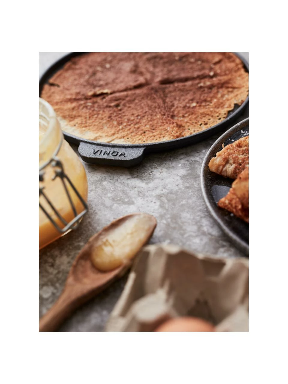 Poêle à crêpes Monte Raw, Ø 25 x haut. 7 cm 6 Poêle à crêpes Monte Raw, Ø 25 x haut. 7 cm – Image 4