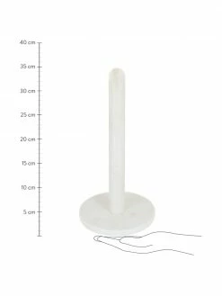 Porte-rouleau de cuisine en marbre Johana, Ø 15 x haut. 30 cm -Cuisine Soldes 2022 Porte rouleau de cuisine en marbre Johana 2