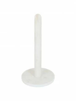 Porte-rouleau de cuisine en marbre Johana, Ø 15 x haut. 30 cm