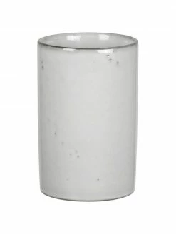 Broste Copenhagen Porte ustensiles de cuisine artisanal grès Nordic Sand, 35 x 13 cm, Ø 9 x haut. 15 cm