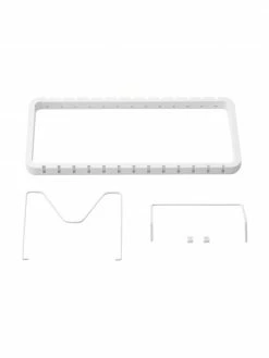 Yamazaki Porte-ustensiles de cuisine extensible blanc Tower, larg. 45-82 x haut. 18 cm -Cuisine Soldes 2022 Porte ustensiles de cuisine extensible blanc Tower 5