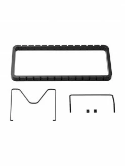 Yamazaki Porte-ustensiles de cuisine extensible noir Tower, larg. 45-82 x haut. 18 cm -Cuisine Soldes 2022 Porte ustensiles de cuisine extensible noir Tower 5