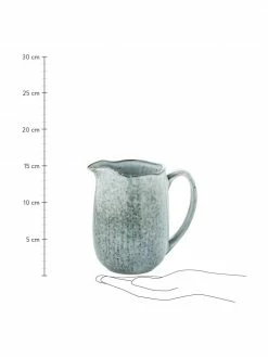 Broste Copenhagen Pot à lait en grès fait main Nordic Sea, 1 l, larg. 17 x haut. 16 cm -Cuisine Soldes 2022 Pot a lait en gres fait main Nordic Sea 1 l 2