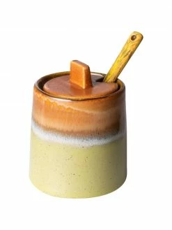 HKliving Pot à lait et sucrier artisanaux style rétro 70's, 2 élem., Lot de différentes tailles 11 HKliving Pot à lait et sucrier artisanaux style rétro 70's, 2 élem., Lot de différentes tailles -Cuisine Soldes 2022 Pot a lait et sucrier artisanaux style retro 70s 2 elem 3