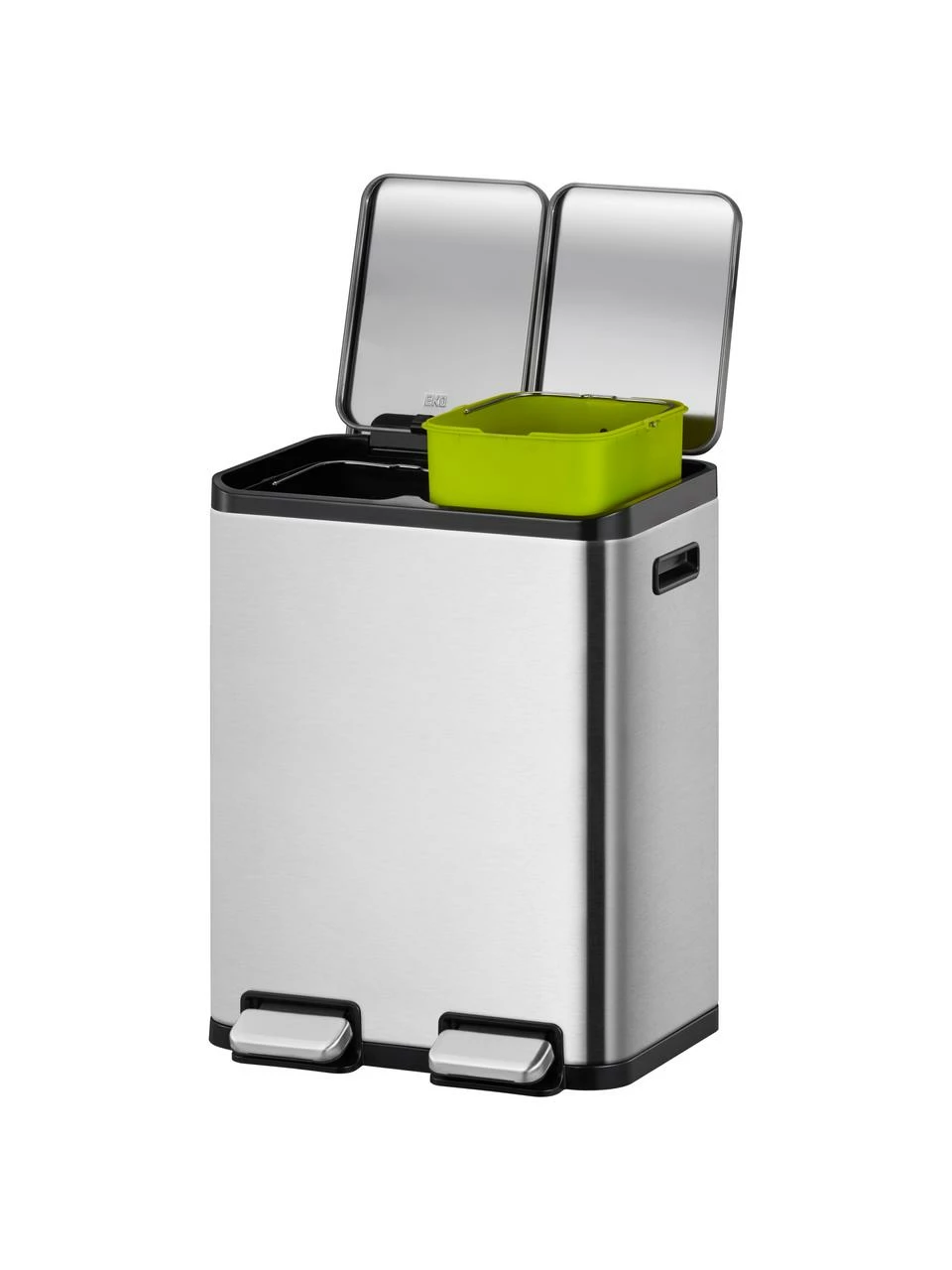 Poubelle à pédale EcoCasa, 2x30 l, larg. 53 x haut. 67 cm, 2 x 30 lDisponibilité limitée 6 Poubelle à pédale EcoCasa, 2x30 l, larg. 53 x haut. 67 cm, 2 x 30 lDisponibilité limitée – Image 4