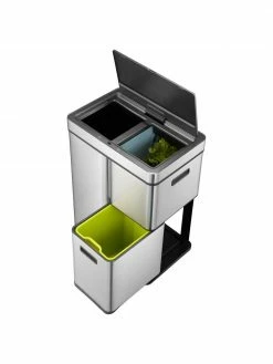 Poubelle avec capteur de mouvement Mirage, 30 l + 2 x 15 l, larg. 49 x haut. 65 cm, 30 l + 2x15 l 13 Poubelle avec capteur de mouvement Mirage, 30 l + 2 x 15 l, larg. 49 x haut. 65 cm, 30 l + 2x15 l -Cuisine Soldes 2022 Poubelle avec capteur de mouvement Mirage 30 l 2 x 15 l 5