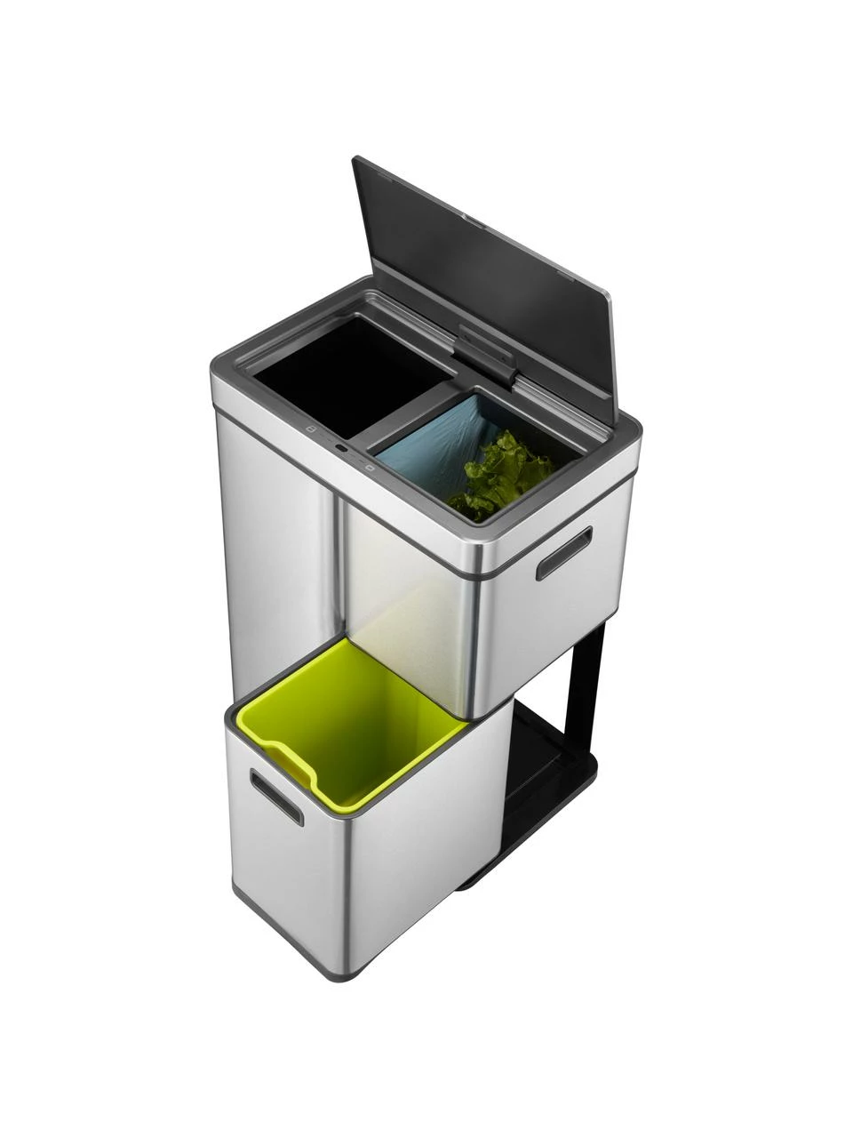 Poubelle avec capteur de mouvement Mirage, 30 l + 2 x 15 l, larg. 49 x haut. 65 cm, 30 l + 2x15 l 8 Poubelle avec capteur de mouvement Mirage, 30 l + 2 x 15 l, larg. 49 x haut. 65 cm, 30 l + 2x15 l – Image 6