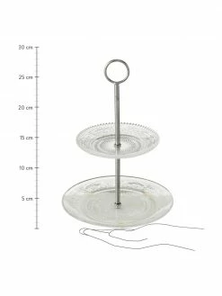 Présentoir à gâteaux en verre Relief, Ø 20 cm, Ø 20 x haut. 28 cm -Cuisine Soldes 2022 Presentoir a gateaux en verre Relief O 20 cm 2