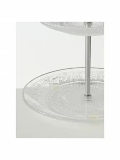 Présentoir à gâteaux en verre Relief, Ø 20 cm, Ø 20 x haut. 28 cm -Cuisine Soldes 2022 Presentoir a gateaux en verre Relief O 20 cm 3