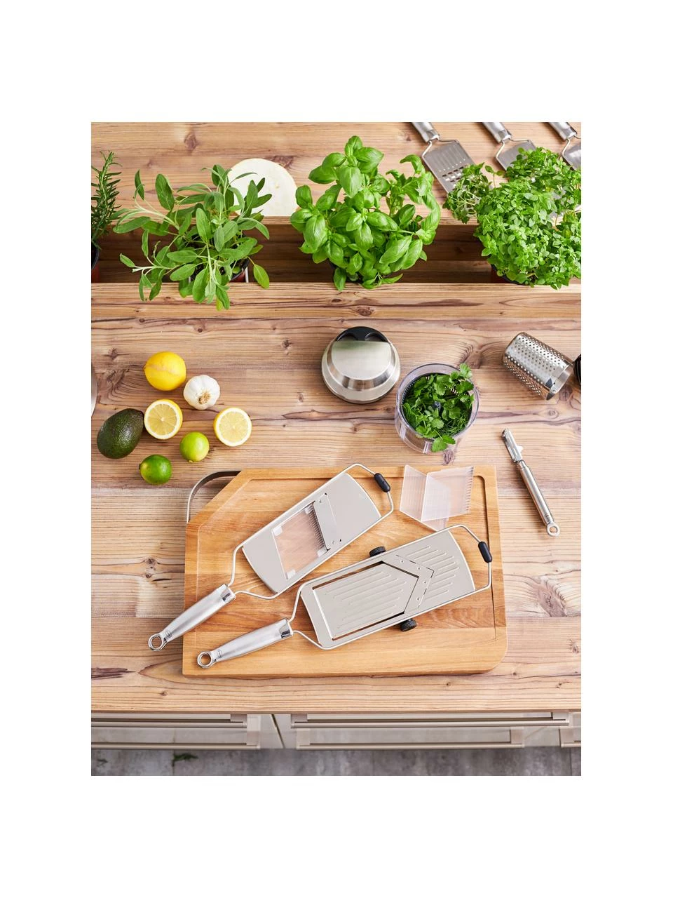 Râpe à julienne acier inoxydable Classic, long. 44 cm 4 Râpe à julienne acier inoxydable Classic, long. 44 cm – Image 2