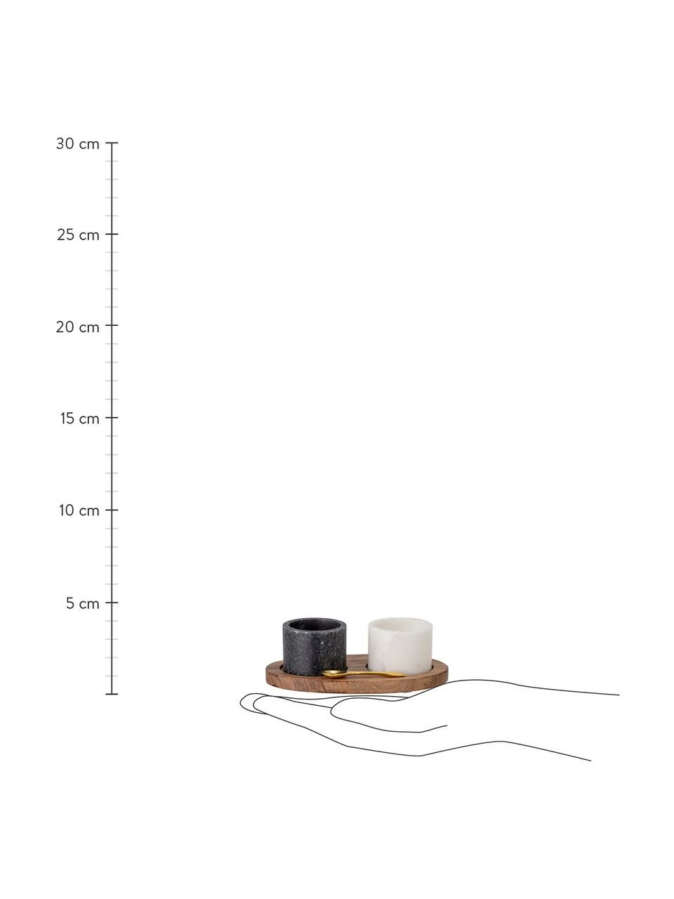 Bloomingville Récipient en marbre Florio, 4 élém., larg. 10 x haut. 6 cm 4 Bloomingville Récipient en marbre Florio, 4 élém., larg. 10 x haut. 6 cm – Image 2