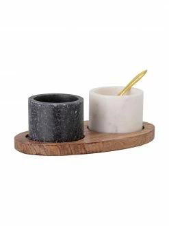 Bloomingville Récipient en marbre Florio, 4 élém., larg. 10 x haut. 6 cm 9 Bloomingville Récipient en marbre Florio, 4 élém., larg. 10 x haut. 6 cm -Cuisine Soldes 2022 Recipient en marbre Florio 4 elem 3