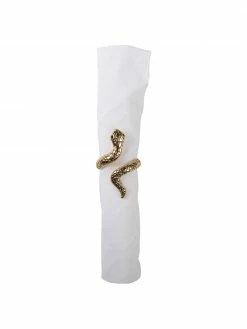 Rond de serviette de table Serpent, 4 pièces, Ø 4 x haut. 6 cm
