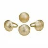 Rond de serviette de table doré Matt, 4 élém., Ø 5 x haut. 4 cm -Cuisine Soldes 2022 Rond de serviette de table dore Matt 4 elem