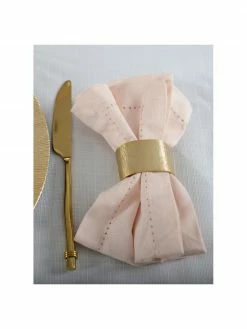 Ronds de serviette de table Simple, 4 pièces, larg. 4 cm, haut. 5 cm -Cuisine Soldes 2022 Ronds de serviette de table Simple 4 pieces 1