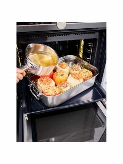 Rôtissoire acier inoxydable avec graduation intérieure Expertiso, larg. 38 x haut. 18 cm 9 Rôtissoire acier inoxydable avec graduation intérieure Expertiso, larg. 38 x haut. 18 cm -Cuisine Soldes 2022 Rotissoire acier inoxydable avec graduation interieure Expertiso 1