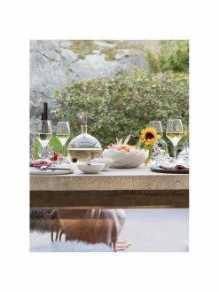 By On Saladier en dolomie forme de coquille blanche Shell, larg. 34 x haut. 10 cm -Cuisine Soldes 2022 Saladier en dolomie forme de coquille blanche Shell 4