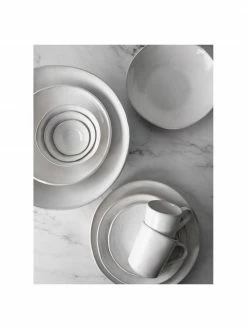 Dutch Rose Saladier en grès blanc Organic, Ø 33 x haut. 10 cm -Cuisine Soldes 2022 Saladier en gres blanc Organic 4