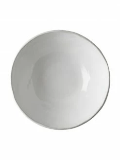 Dutch Rose Saladier en grès blanc Organic, Ø 33 x haut. 10 cm -Cuisine Soldes 2022 Saladier en gres blanc Organic 5