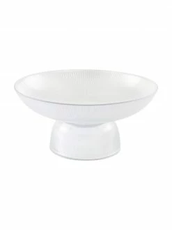 Saladier en verre avec relief rainuré Amabella, Ø35 cm, Ø 35 x haut. 17 cmDisponibilité limitée