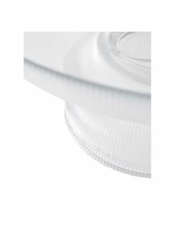 Saladier en verre avec relief rainuré Amabella, Ø35 cm, Ø 35 x haut. 17 cmDisponibilité limitée -Cuisine Soldes 2022 Saladier en verre avec relief rainure Amabella O35 cm 3