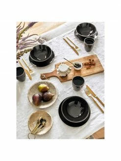 Broste Copenhagen Saladier fait à la main Nordic Coal, Ø 25 cm, Ø 25 x haut. 11 cm 6 Broste Copenhagen Saladier fait à la main Nordic Coal, Ø 25 cm, Ø 25 x haut. 11 cm -Cuisine Soldes 2022 Saladier fait a la main Nordic Coal O 25 cm 1