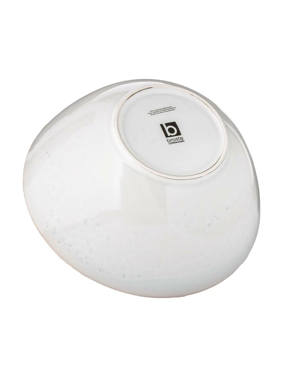 Broste Copenhagen Saladier fait à la main Nordic Sand, Ø 25 cm, Ø 25 x haut. 11 cm 6 Broste Copenhagen Saladier fait à la main Nordic Sand, Ø 25 cm, Ø 25 x haut. 11 cm – Image 4