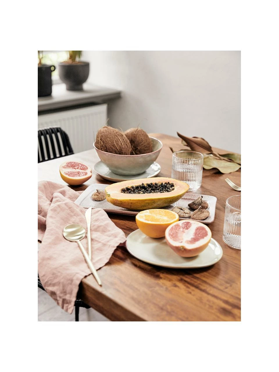 Broste Copenhagen Saladier fait à la main Nordic Sand, Ø 25 cm, Ø 25 x haut. 11 cm 8 Broste Copenhagen Saladier fait à la main Nordic Sand, Ø 25 cm, Ø 25 x haut. 11 cm – Image 6