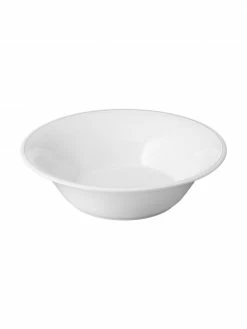 Cote Table Saladier rustique blanc Constance, Ø 30 cm, Ø 30 x haut. 9 cm
