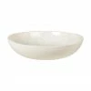 Broste Copenhagen Saladier rustique grès cérame faite main blanc crème Nordic Vanilla Ø 34 cm, Ø 34 cm x haut. 8 cmDisponibilité limitée