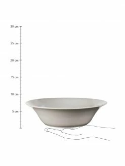 Cote Table Saladier rustique gris Constance, Ø 30 cm, Ø 30 x haut. 9 cmSeulement 1 produit disponible -Cuisine Soldes 2022 Saladier rustique gris Constance O 30 cm 2