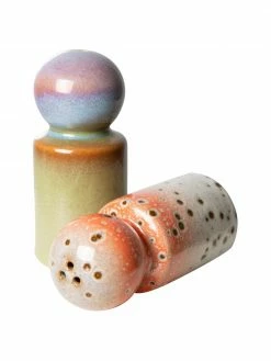 HKliving Salière et poivrière artisanales style rétro 70's, 2 élem., Ø 5 x haut. 10 cm 11 HKliving Salière et poivrière artisanales style rétro 70's, 2 élem., Ø 5 x haut. 10 cm -Cuisine Soldes 2022 Saliere et poivriere artisanales style retro 70s 2 elem 3