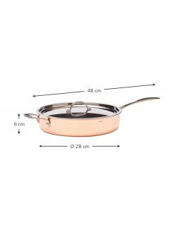 Sauteuse cuivrée Baron, Ø 28 x haut. 6 cm 10 Sauteuse cuivrée Baron, Ø 28 x haut. 6 cm -Cuisine Soldes 2022 Sauteuse cuivree Baron 2