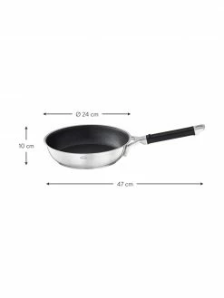 Sauteuse inox avec revêtement anti-adhésif Silence Pro, Ø 24 cm, Ø 24 x haut. 10 cm 9 Sauteuse inox avec revêtement anti-adhésif Silence Pro, Ø 24 cm, Ø 24 x haut. 10 cm -Cuisine Soldes 2022 Sauteuse inox avec revetement anti adhesif Silence Pro O 24 cm 2