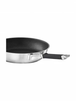 Sauteuse inox avec revêtement anti-adhésif Silence Pro, Ø 32 cm, Ø 34 x haut. 10 cm -Cuisine Soldes 2022 Sauteuse inox avec revetement anti adhesif Silence Pro O 32 cm 3