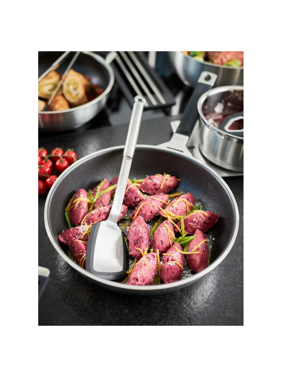 Sauteuse inox revêtement antiadhésif Silence Pro, Ø 30 cm, Ø 30 x haut. 10 cm 4 Sauteuse inox revêtement antiadhésif Silence Pro, Ø 30 cm, Ø 30 x haut. 10 cm – Image 2