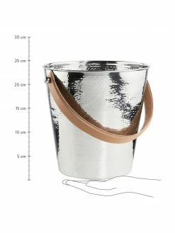 Seau en acier inoxydable avec surface martelée Lord, Ø 24 x haut. 24 cm -Cuisine Soldes 2022 Seau en acier inoxydable avec surface martelee Lord 2